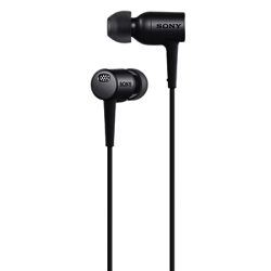 Sony MDR-EX750 h.ear High Resolution Noise Cancelling In-Ear Headphones with In-Line Mic/Remote Charcoal Black